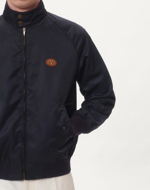 Valentino BLOUSON DE NAILON CON PARCHE DEL VLOGO