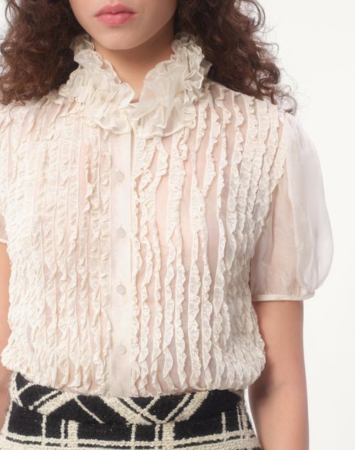 Valentino BLUSA DE CHIFFON