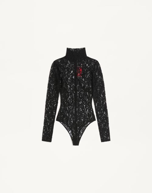 Valentino BODY DE ENCAJE REBRODÉ