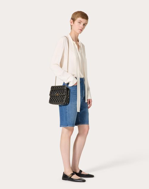 Valentino BOLSO MEDIANO ROCKSTUD SPIKE DE NAPA