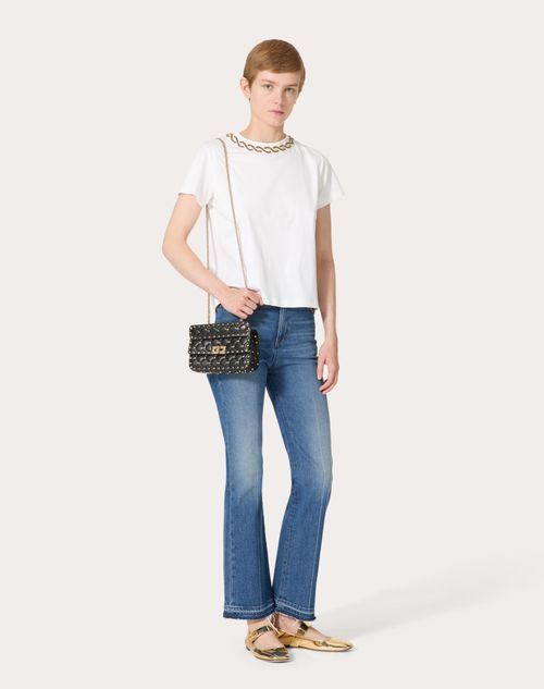 Valentino BOLSO PEQUEÑO ROCKSTUD SPIKE DE NAPA