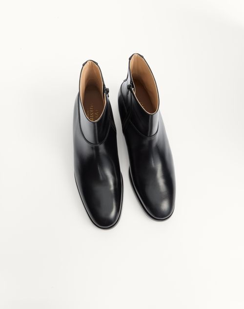 Valentino BOTA AL TOBILLO PAT DE CUERO DE BECERRO