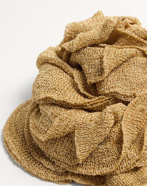 Valentino BUFANDA DE LUREX TEJIDO