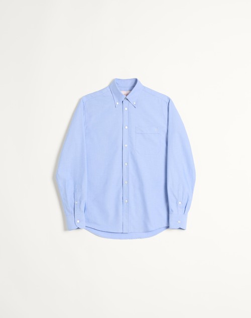 Valentino CAMISA DE ALGODÓN CON BORDADO DE VLOGO