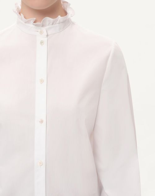 Valentino CAMISA DE POPELINA DE ALGODÓN