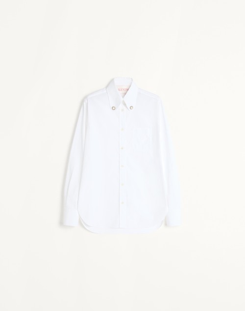 Valentino CAMISA DE POPELINA DE ALGODÓN