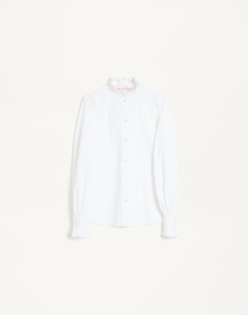 Valentino CAMISA DE POPELINA DE ALGODÓN