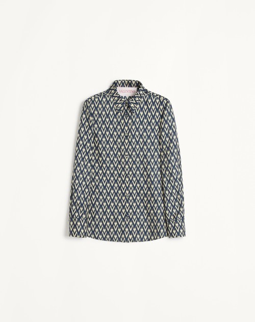 Valentino CAMISA DE TWILL TOUTE LA V