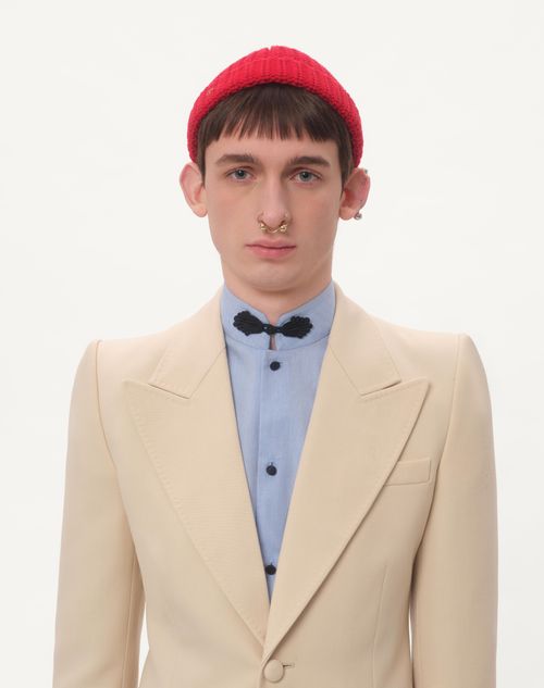 Valentino CAMISA OXFORD DE ALGODÓN CON ALAMARES