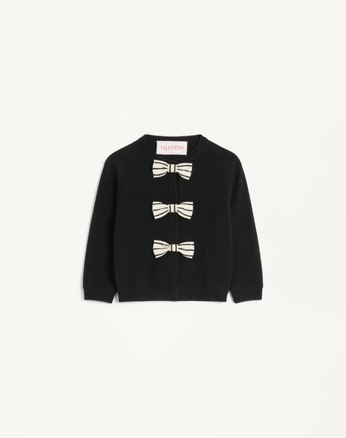 Valentino CÁRDIGAN CON LAZOS BORDADOS