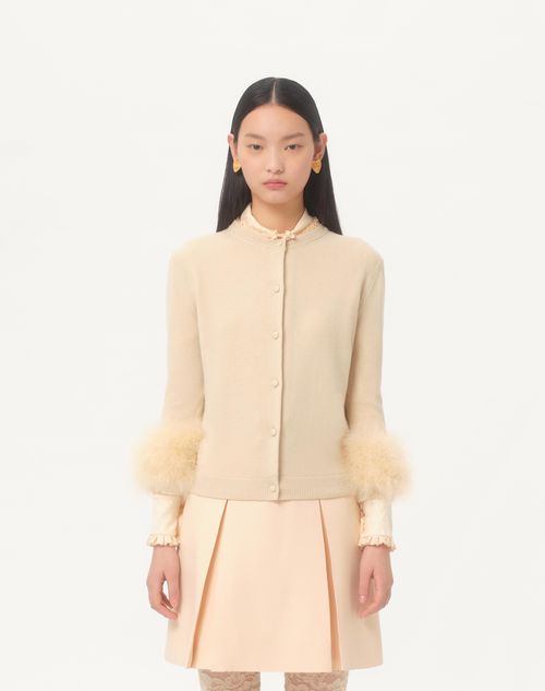 Valentino CÁRDIGAN CON PLUMAS