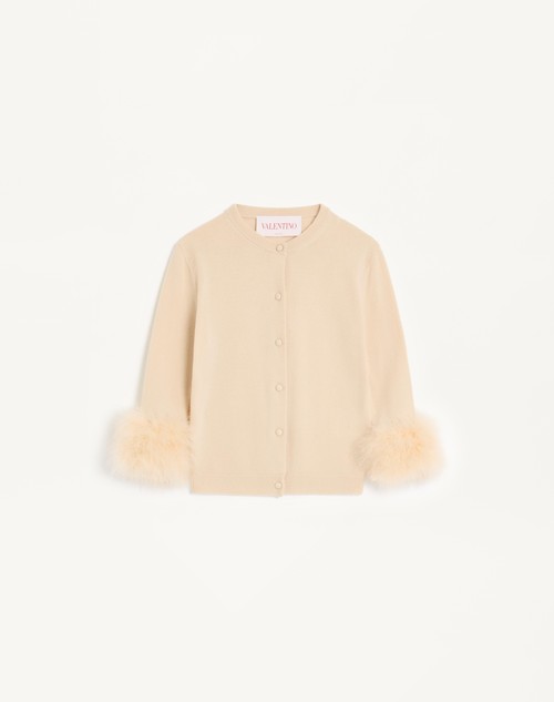 Valentino CÁRDIGAN CON PLUMAS