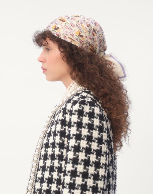 Valentino CHALINA DE SEDA PAPIER FLORAL