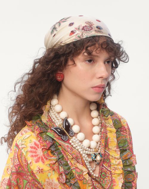 Valentino CHALINA DE SEDA PAPIER FLORAL