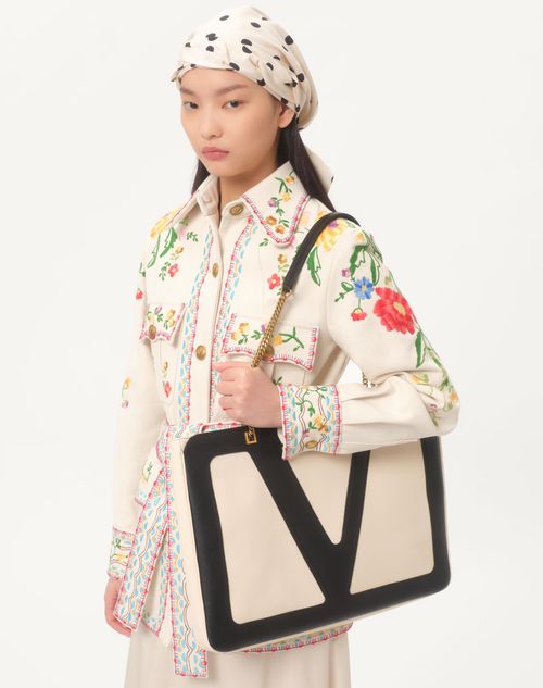 Valentino CHAQUETA BORDADA DE MEZCLILLA