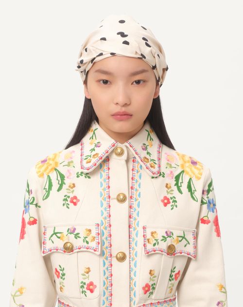 Valentino CHAQUETA BORDADA DE MEZCLILLA