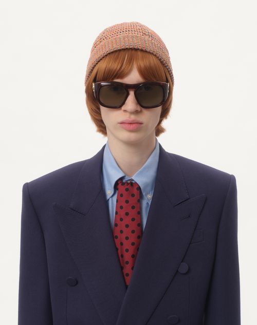 Valentino CHAQUETA CRUZADA DE GABARDINA DE LANA