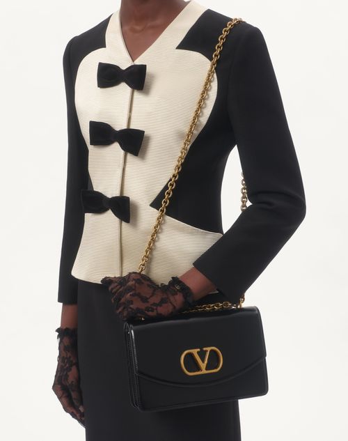 Valentino CHAQUETA DE CREPE COUTURE CON LAZOS