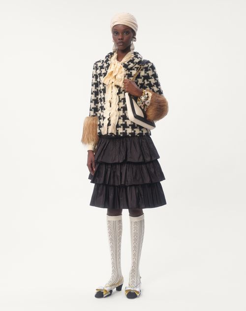 Valentino CHAQUETA DE MACRO TWEED PIED DE POULE