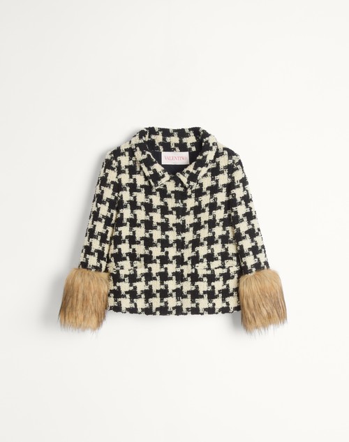Valentino CHAQUETA DE MACRO TWEED PIED DE POULE