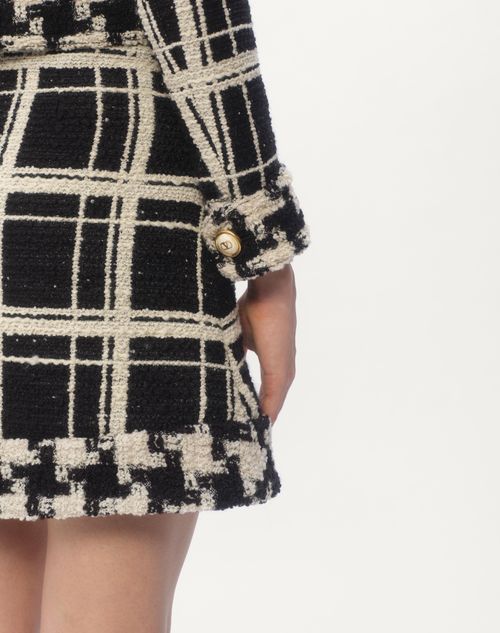 Valentino CHAQUETA MARINERA DE MACRO CHECK TWEED