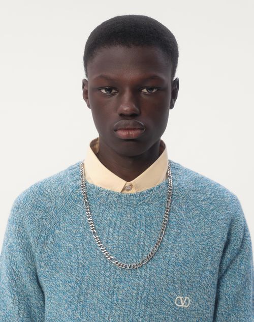 Valentino COLLAR DE METAL CON EL VLOGO SIGNATURE