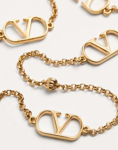 Valentino COLLAR DE METAL CON EL VLOGO SIGNATURE