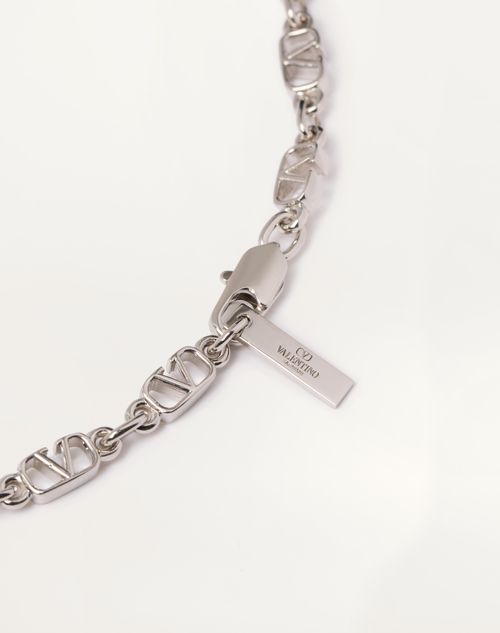 Valentino COLLAR DE METAL CON EL VLOGO SIGNATURE