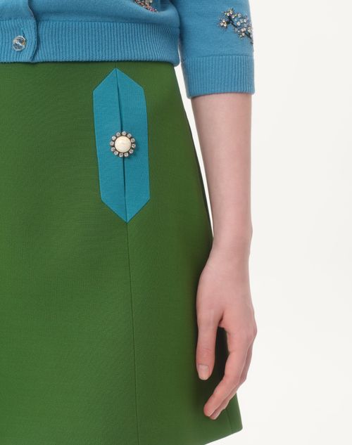 Valentino FALDA DE CREPE COUTURE