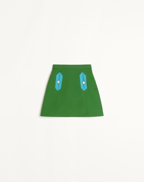 Valentino FALDA DE CREPE COUTURE