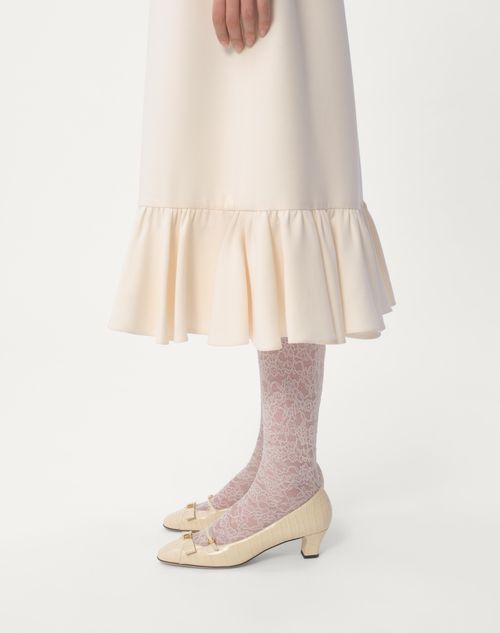 Valentino FALDA DE CREPE COUTURE