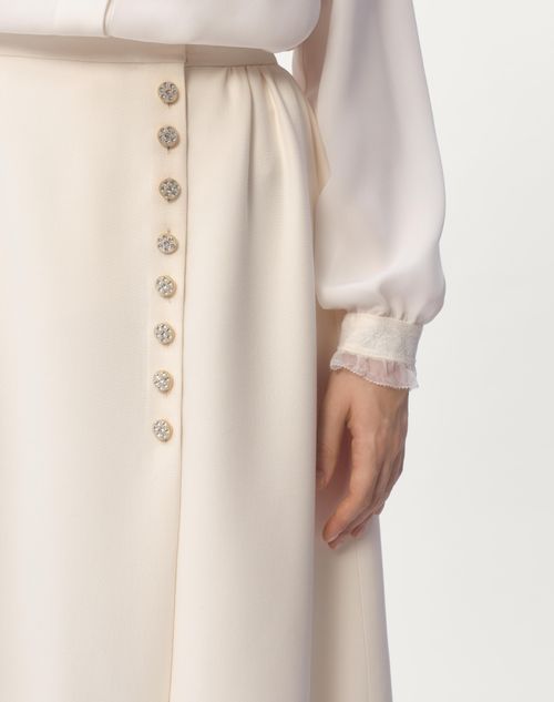 Valentino FALDA DE CREPE COUTURE