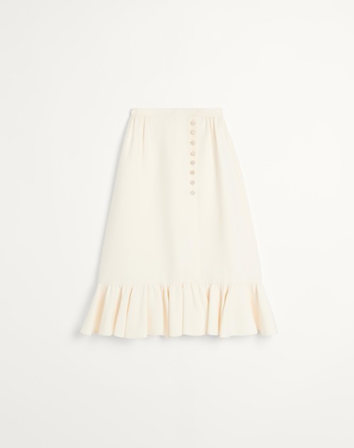 Valentino FALDA DE CREPE COUTURE