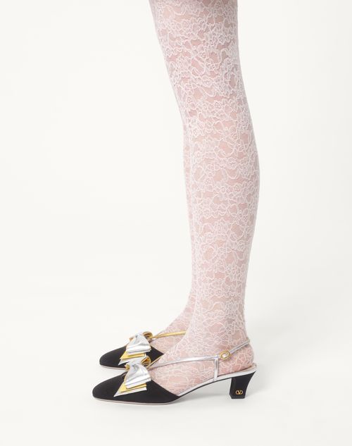 Valentino FALDA DE DAMIER LIGHT TWEED BORDADA