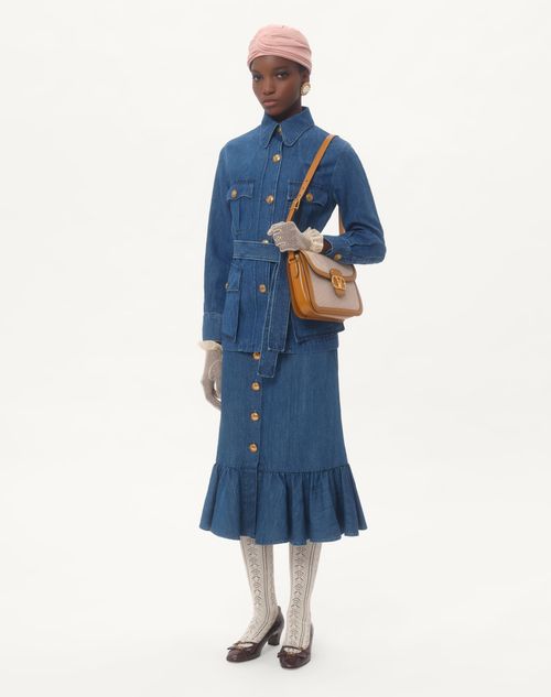 Valentino FALDA DE MEZCLILLA LIVIANA