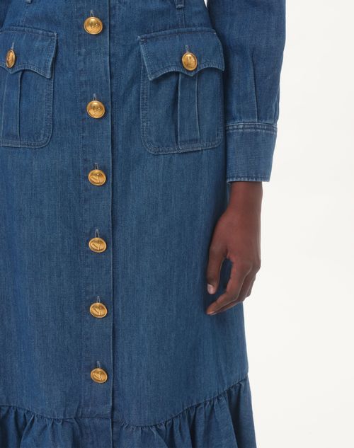 Valentino FALDA DE MEZCLILLA LIVIANA