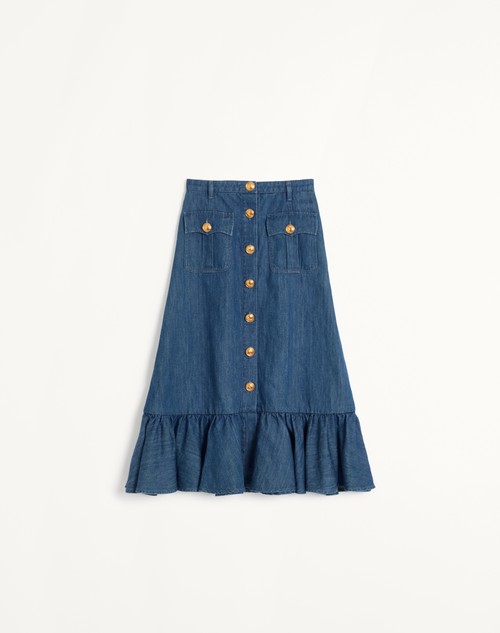 Valentino FALDA DE MEZCLILLA LIVIANA