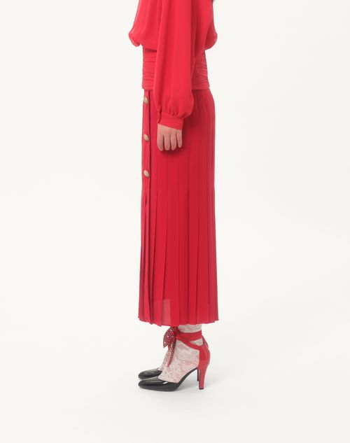 Valentino FALDA MIDI DE GEORGETTE