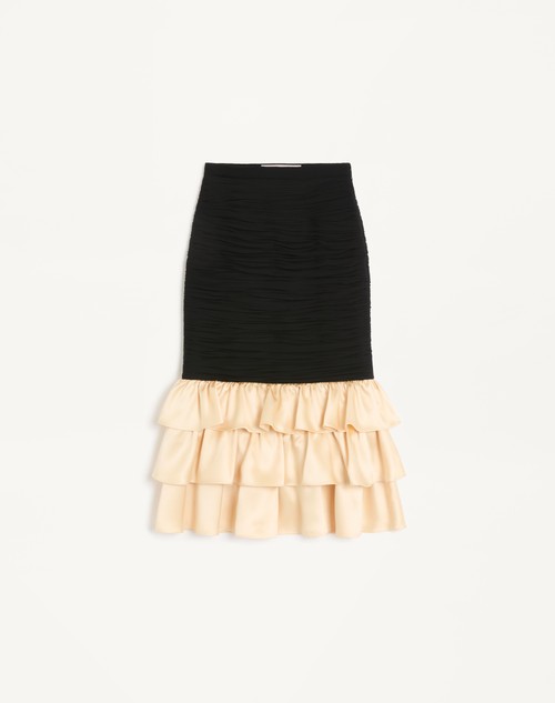 Valentino FALDA MIDI DE GEORGETTE LIGERO