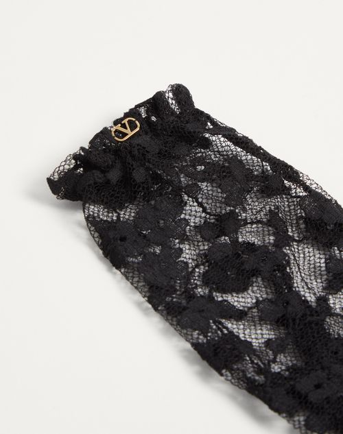 Valentino GUANTES VLOGO SIGNATURE DE ENCAJE
