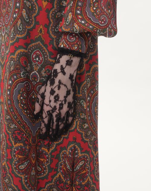 Valentino GUANTES VLOGO SIGNATURE DE ENCAJE