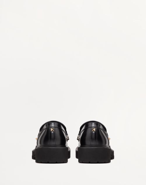 Valentino MOCASÍN ROCKSTUD DE CUERO DE BECERRO