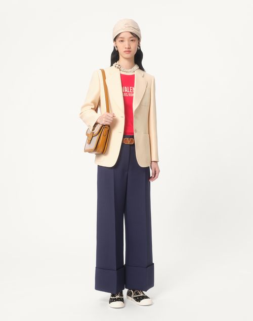 Valentino PANTALÓN DE CREPE COUTURE