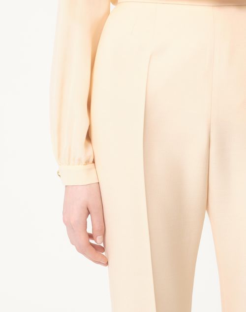 Valentino PANTALÓN DE CREPE COUTURE
