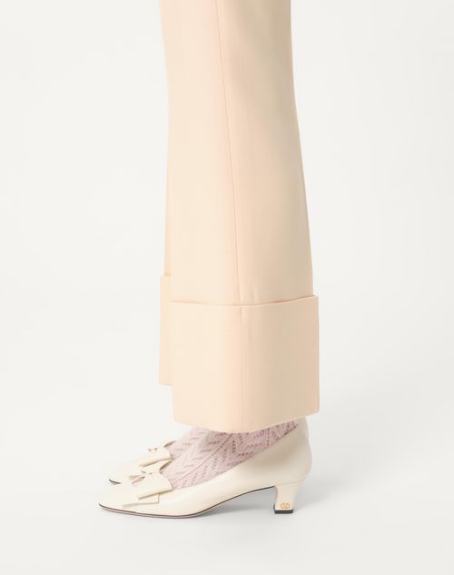 Valentino PANTALÓN DE CREPE COUTURE