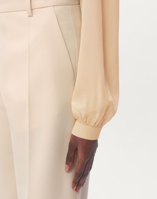 Valentino PANTALÓN DE DIAGONAL DRY WOOL