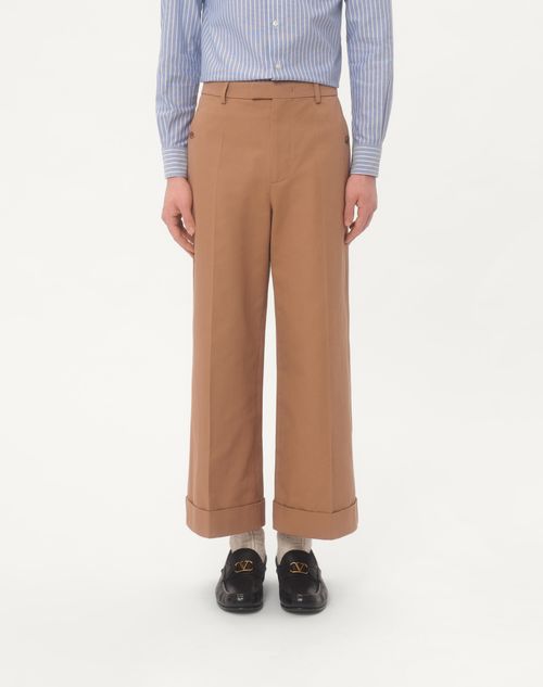 Valentino PANTALÓN DE GABARDINA DE ALGODÓN
