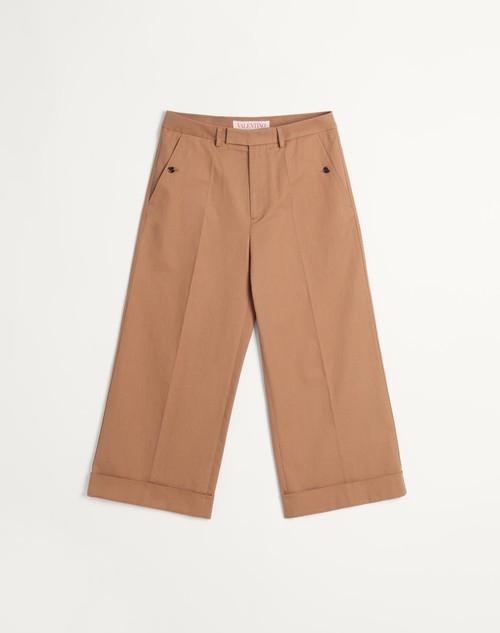 Valentino PANTALÓN DE GABARDINA DE ALGODÓN