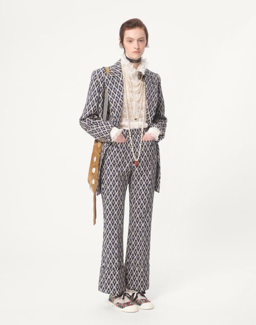Valentino PANTALÓN DE JACQUARD TOUTE LA V