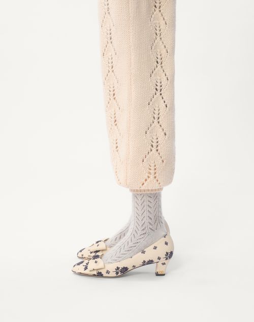 Valentino PANTALÓN DE LANA TEJIDA